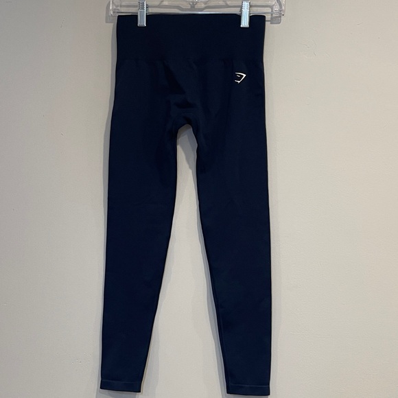 NWT Gymshark Navy Leggings Size Small - Picture 4 of 5